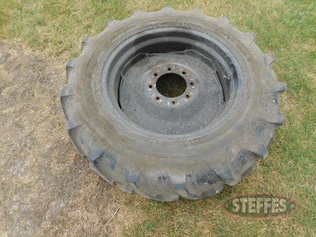 11.2-24 tire, 8-hole rim, for WIC harvester